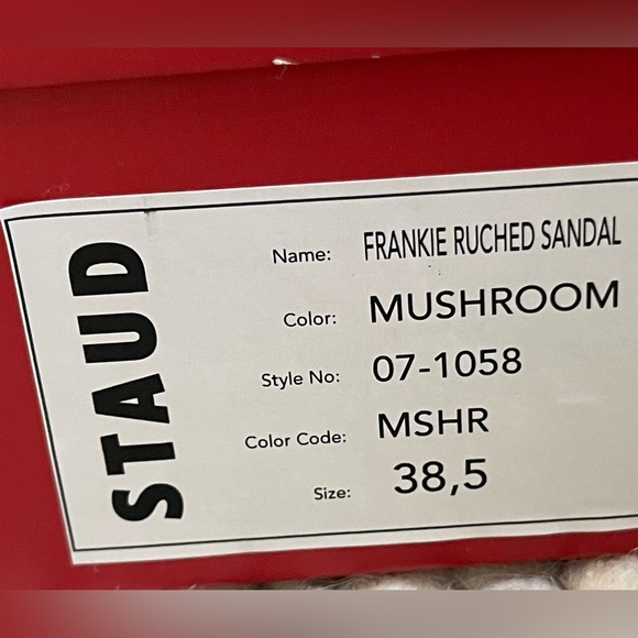 Staud Frankie Ruched Sandal - Picture 7 of 7